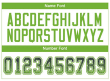 Load image into Gallery viewer, Custom Navy Neon Green-Gray Drift Fashion Football Jersey
