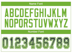 Custom Navy Neon Green-Gray Drift Fashion Football Jersey
