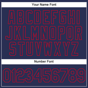 Custom White Navy-Red Authentic Split Fashion Basketball Jersey