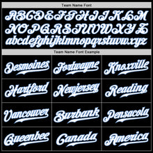 Load image into Gallery viewer, Custom Black White-Pink Authentic Split Fashion Baseball Jersey

