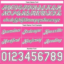 Load image into Gallery viewer, Custom Light Blue White-Pink Authentic Throwback Split Fashion Basketball Shorts
