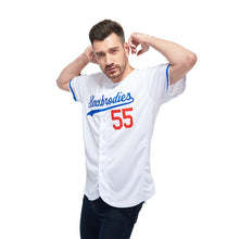 Load image into Gallery viewer, Custom White Royal-Red Authentic Baseball Jersey
