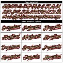 Load image into Gallery viewer, Custom White Camo-Red Authentic Throwback Basketball Jersey

