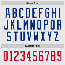Load image into Gallery viewer, Custom White Royal-Gold Hockey Jersey
