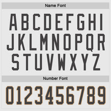 Load image into Gallery viewer, Custom White Steel Gray-Old Gold Hockey Jersey
