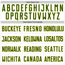 Load image into Gallery viewer, Custom White Green-Gold Authentic Baseball Jersey
