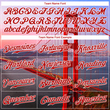 Load image into Gallery viewer, Custom White Red-White 3D Pattern Design Golden Gate Bridge Authentic Baseball Jersey
